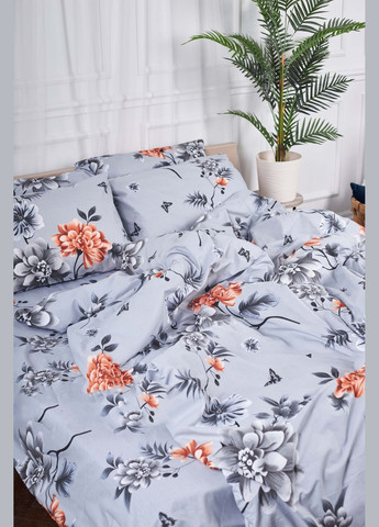 Комплект постельного белья полуторный 143х210 наволочки 2х50х70 Ranforce Elite (MS-820000086) Moon&Star Piwonie (284416304)