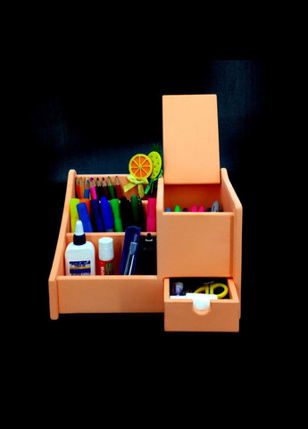 Органайзер настільний з дерева Борден грейпфрут (КНЦ-007854) No Brand (328226118)