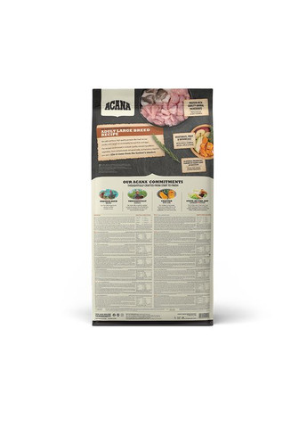 Сухий корм для собак Adult Large Breed Recipe для дорослих собак великих порід 17 кг (a52117) Acana (364788016)