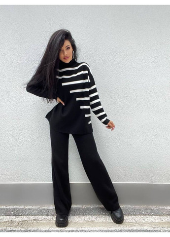 Костюм (штани, светр), колір Чорний Fashion (364184247)