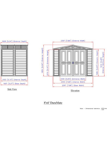 Сарай DuraMate (00184-1 ) Duramax (323166668)