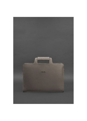 Сумка жіноча шкіряна через плече для ноутбука та документів темно-бежева BlankNote (302008919)