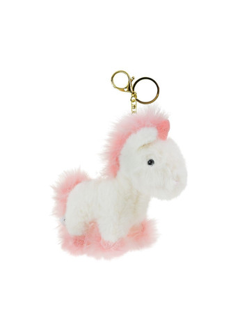 Рожевий єдиноріг-брелок з м'якого плюшу, 15 см - No Brand PLC25022 (371927575)