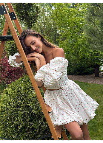 Жіночий літній костюм SANTORINI (топ + спідниця) (mil623) milirud (369165494)