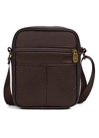 Барсетка чоловіча з натуральної шкіри маленька Qvant 028к - Коричнева Tiding Барсетка (366889854)