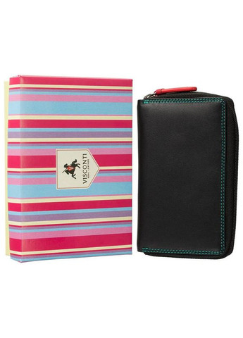 Кошелек женский RB98 Aruba Black/Rhumba (RB98 BLK/RHUMBA) Visconti (324265396)