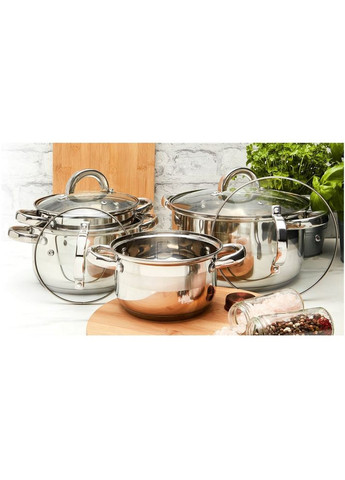 Набор кастрюль Roger 12 предметов (LK240704-12) Tadar (351365039)