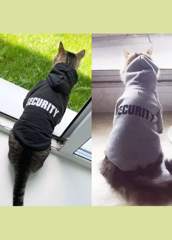 Худи для собак Pet Style "Security" Черный L No Brand - (323236640)