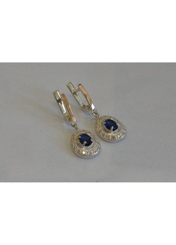 Серебряные серьги с накладками из золота Silver Style (367112790)