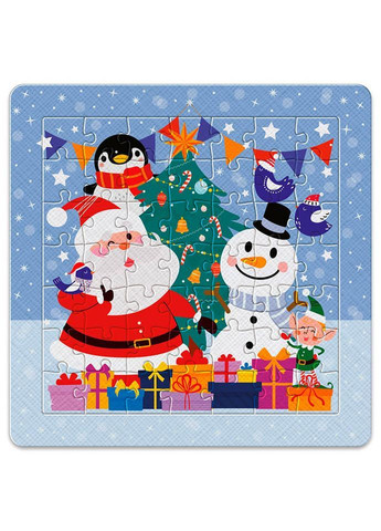 Пазли тришарові Christmas Christmas Tree 49 шт. Interdruk (369154968)