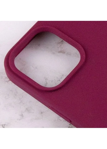 Чехол Silicone Case для Apple iPhone 15 Plus Maroon AA [92809] No Brand (400884607)