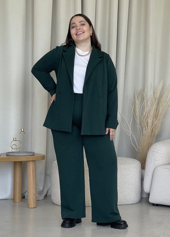 Жіночі трикотажні широкі штани палаццо пояс на резинці Merlini Сімпоне (303988916)