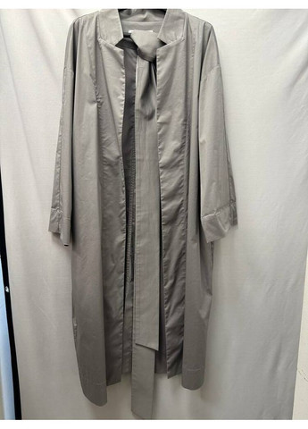 Плащ женский чорный хлопковый свободного кроя MKKS122-1 KAPTSOVA всесезон (358935799)