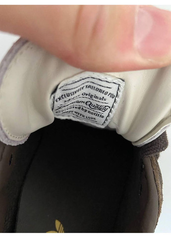 Білі Осінні кросівки чоловічі adidas samba x notitle og cow print адідас самба No Brand