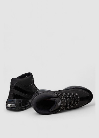 Черные демисезонные кроссовки мужские зимние на меху Ager 248RCX619