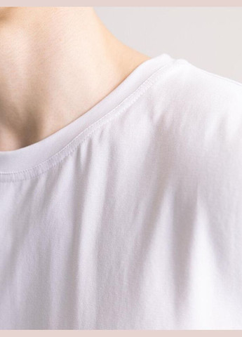 Стильная мужская однотонная майка белая Freedom (346474985)