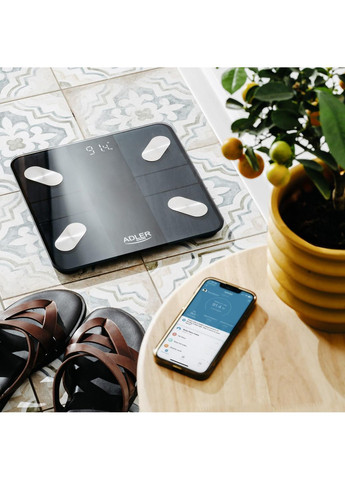 Весы напольные AD 8186 black Adler (347582538)