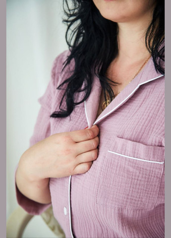 Халат мусліновий жіночий, на гудзиках, бавовна 100% No Brand халат (332997386)