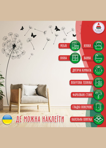 Вінілова інтер'єрна на стіну, шпалери та інші поверхні Мотоцикл Мотоцикліст з оракалу Кавун наклейка (316190070)