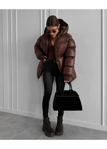 Женское боди с длинным рукавом и молнией Україна (358644116)