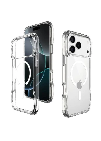 Чехол TPU Space Octagon with MagSafe для Apple iPhone 17 Pro (6.3\") Clear No Brand (379690262)