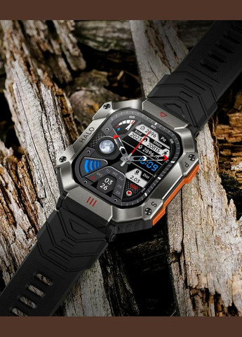 Тактические смарт часы Smart + Black с компасом UWatch Racer K (299329961)