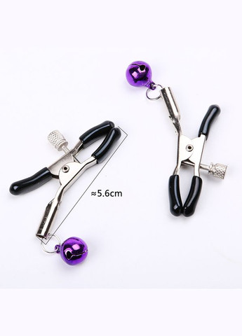 Затиски бдсм для сосків NippRing з бубенчиками прикраса на соски Lovetoy (303882568)