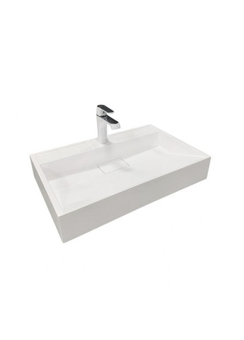 Умивальник 500х380мм, з отвором для змішувача/переливу, прямокутний VISION Білий (35670500380) Adamant (373006133)