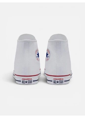 Білі жіночі класичні високі білі кеди converse all star текстиль No Brand