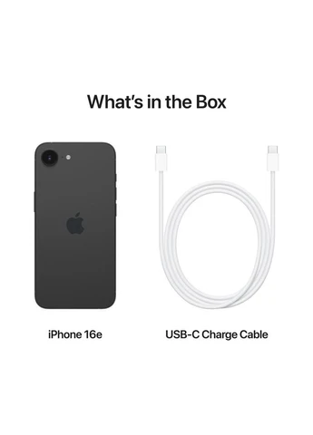мобильный телефон iphone 16e 128gb black (md1q4) Apple (391735069)