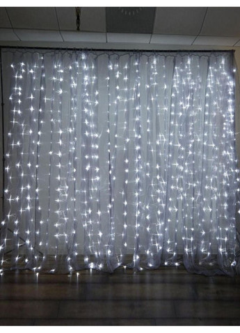 Гирлянда штора Водопад 240-WW led 2х2 м Холодный белый (1527087148) FMA (368754314)