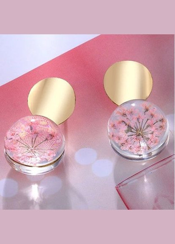 Ніжні рожеві сережки з сухоцвітом, квіти Fashion Jewelry (336950471)