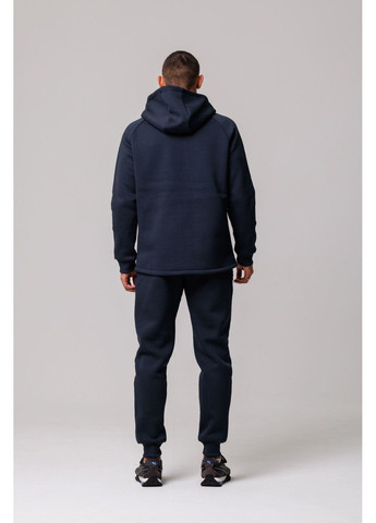 Спортивний костюм чоловічий осінь зима на флісі 4ZIP з кофтою на замку графіт Handy Wear (311314383)