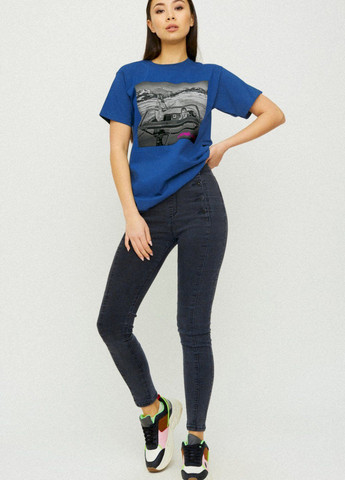 Футболка Boyfriend / air print / YAPPI - (325222399)