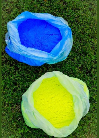 Фарба Холі (Гулал), Фарби Холі, набір 15 пакетів, пакети 50 грам, Holi Fest No Brand (331738691)