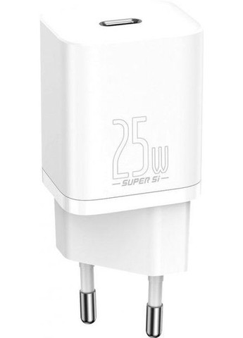 Блок питания и кабель Super SI PD 25W (1 TypeC) TZCCSUP-L02 белые Baseus (279554949)