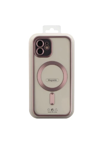 Чохол TPU with Magsafe для iPhone 11 Chrome Rose No Brand Apple iPhone 11 2019 (336939938)