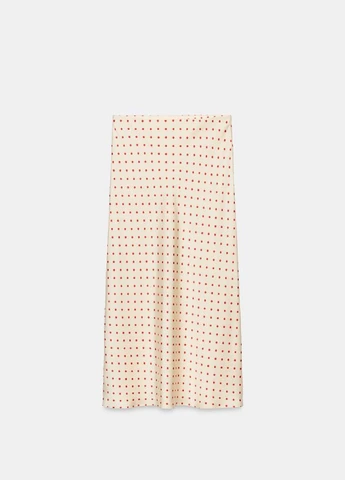 Разноцветная в горошек юбка Zara