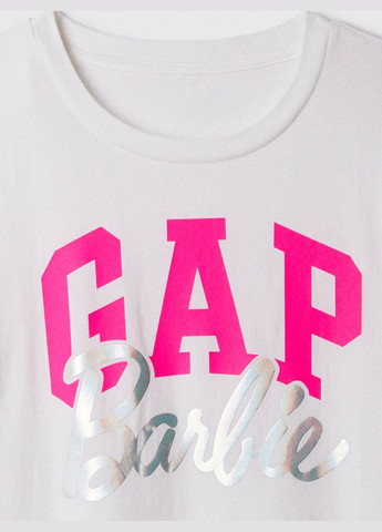 Женская футболка Barbie Белая Gap - (315347727)