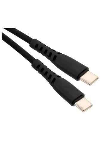 Дата кабель (VCDCCC262SB) Vinga USB-C to USB-C 2.0m 60W Silicon Black (388712763)