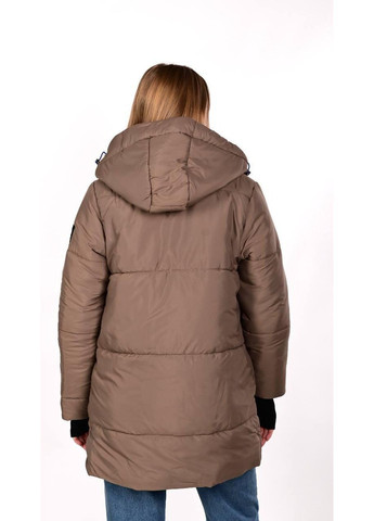 Бежева зимня куртка жіноча зимова бежева куртка-піджак No Brand Жіноча зимова куртка