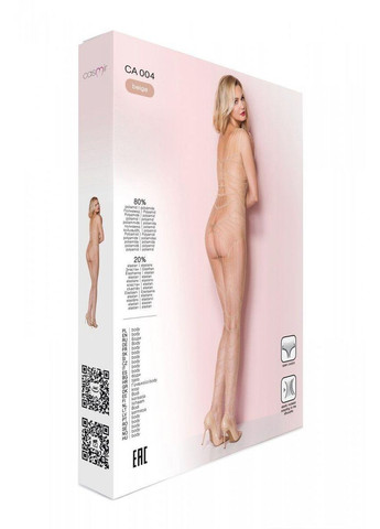 Тілесний мереживний бодістокінг зі складним вертикальним плетінням CA004 Casmir (303892844)