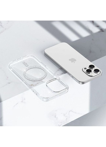Чохол TPU Eclipse Sparkle (MagFit) для Apple iPhone 12 Pro / 12 (6.1") Прозорий Epik (372845643)