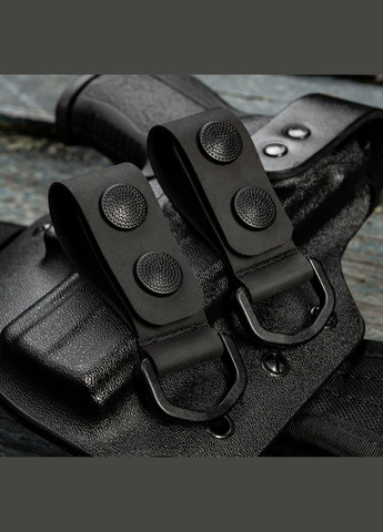 Крепление с D-кольцом на тактический ремень (2 шт) Black M-TAC (358498560)