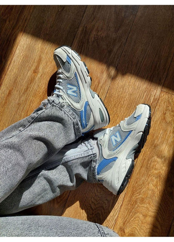 КРОССОВКИ ЖЕНСКИЕ NEW BALANCE 530 WHITE MINT НЬЮ БЕЛАНС 530 No Brand белые демисезоны (367171403)