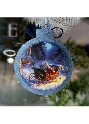 Творческий набор для создания 3-х елочных украшений "Fairytale Christmas" FDCKW-051 Fabrika Decoru (369787504)