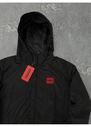 Чорна демісезонна вітровка No Brand