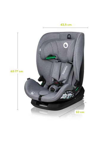 Автокрісло Lavender One i-Size Grey Stone () Lionelo LO-LAVENDER I-SIZE GREY STONE (338532712)