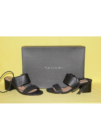 Черные босоножки женские, размер 35,5 Tahari на шнурках