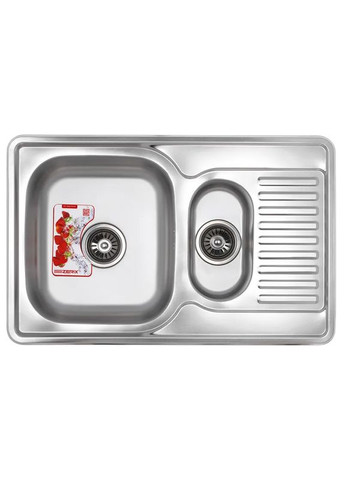 Кухонная мойка Z7850A-08-180E Armonia (SATIN) (ZS0576) Zerix (322006873)